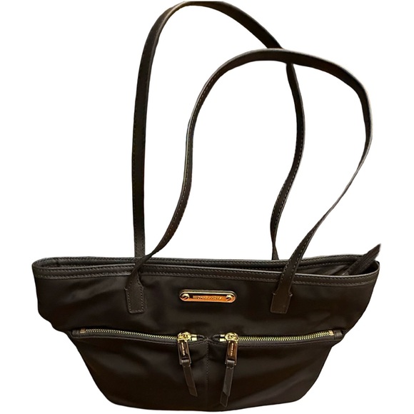 Michael Kors Brown Tote with Gold Accents - Picture 3 of 11